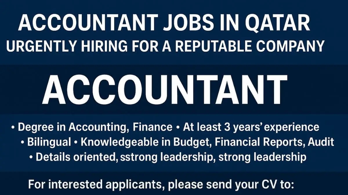 Accountant Jobs in Qatar