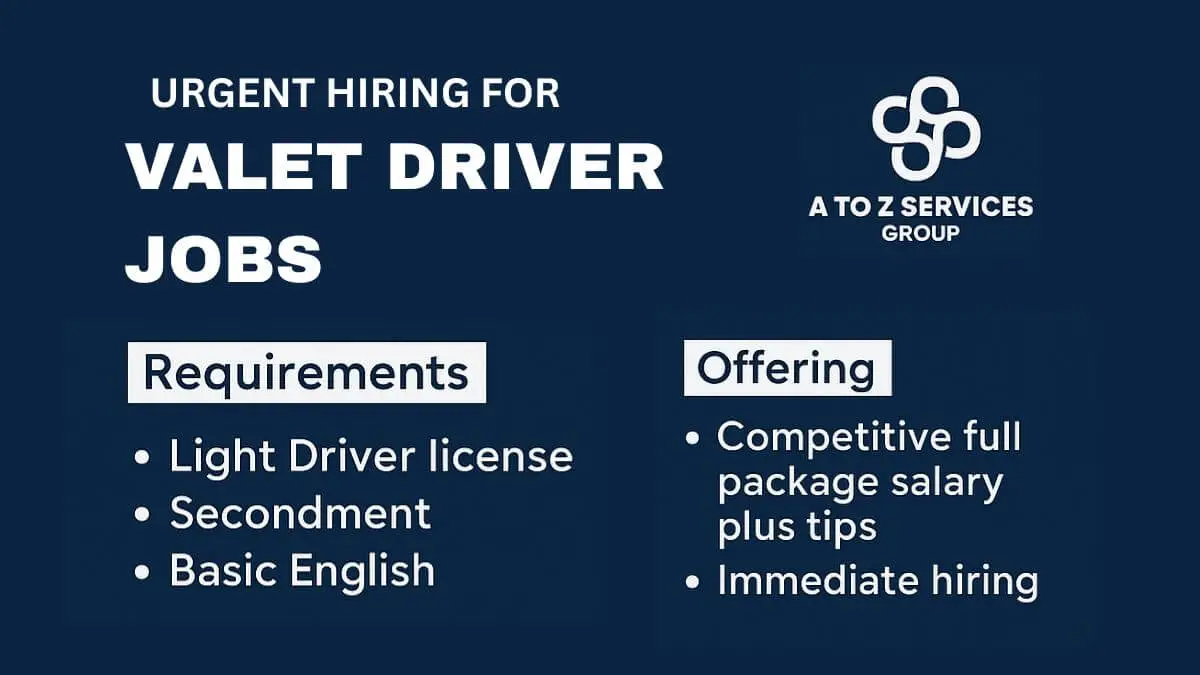 Valet Driver Jobs