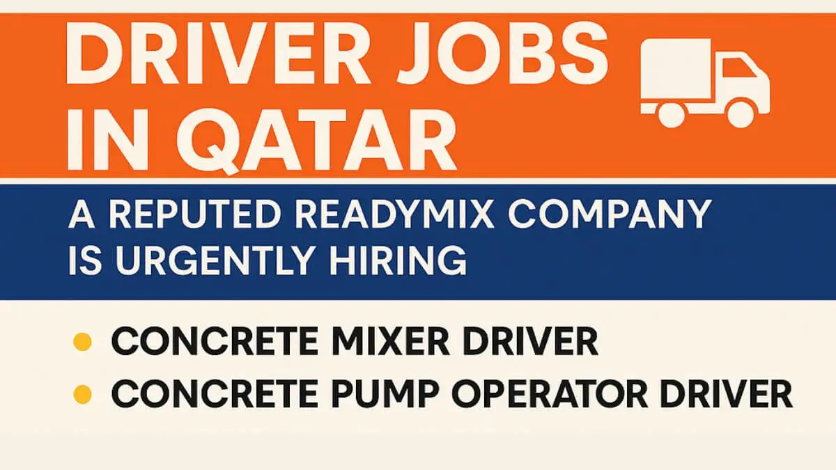 Driver Jobs in Qatar 2025