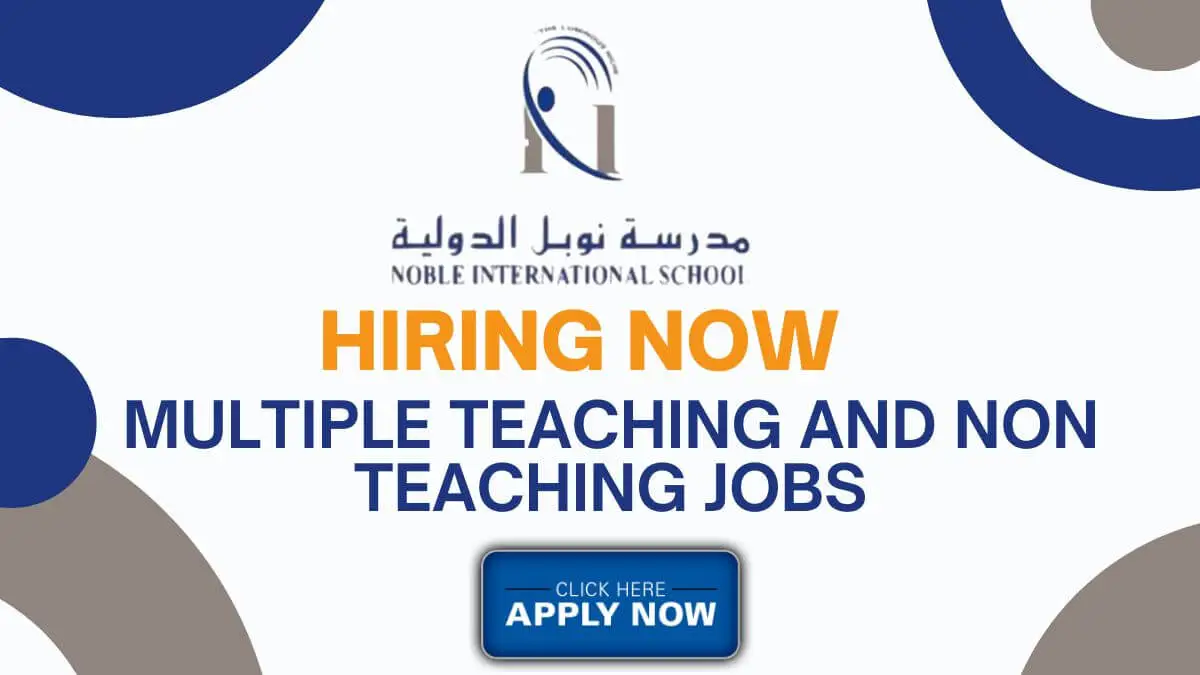 Noble International School Careers