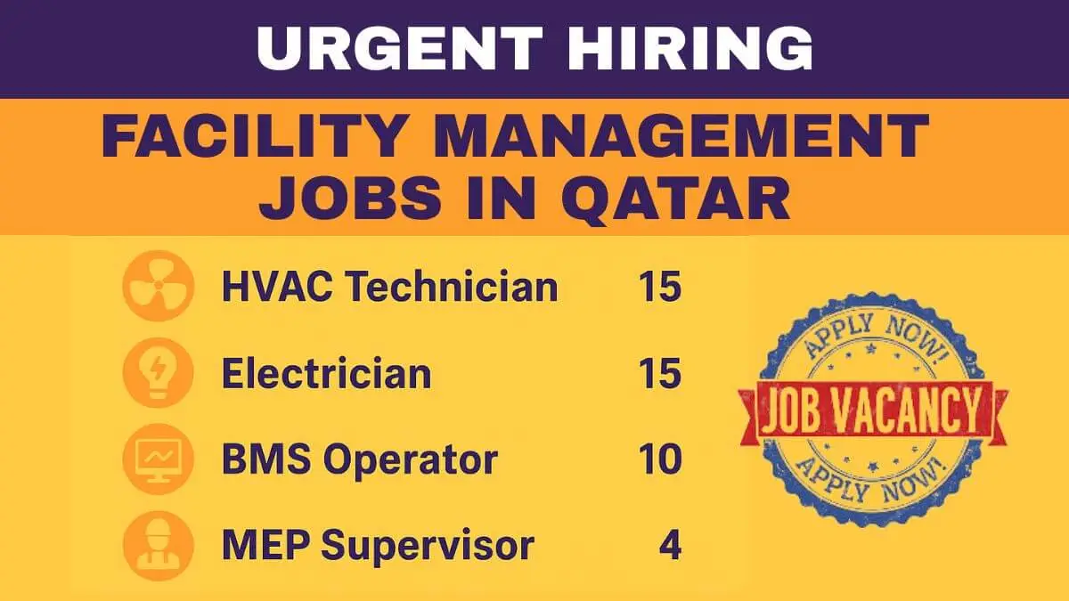 Facility Management Jobs in Qatar